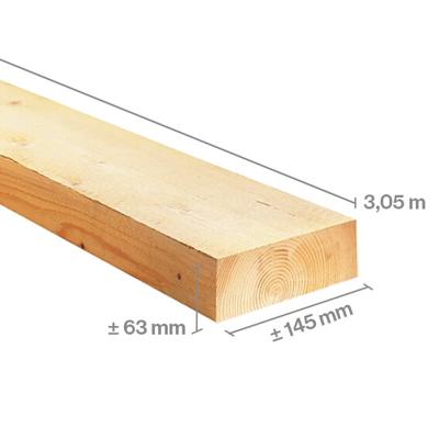 POUTRELLE 7/15 3.05M  (+/-63X145MM)